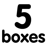 5 boxes