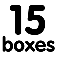 15 boxes