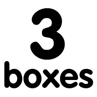 3 boxes