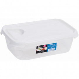 4.5 Litre Clear Rectangular Food Box & Lid