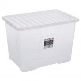 75 Litre Clear Box and Lid 