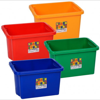 24 Litre Stackable storage Box | Colourful Plastic Boxes